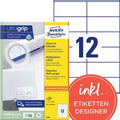 Avery universele etiketten zweckform 3424 105x48mm