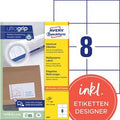 Universele etiketten avery zweckform 3427 105x74mm