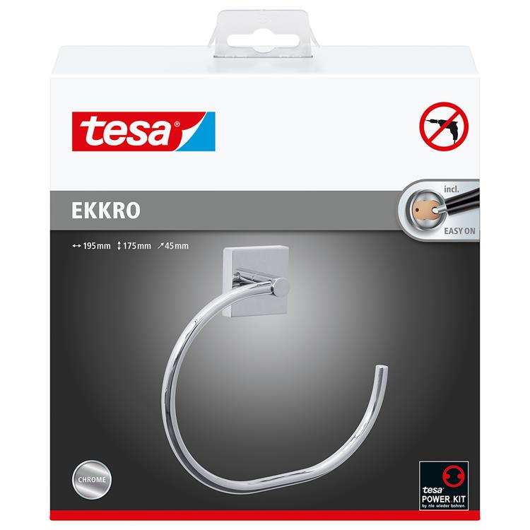 Tesa 1061423 - ekkro handdoekring | 1 stuks