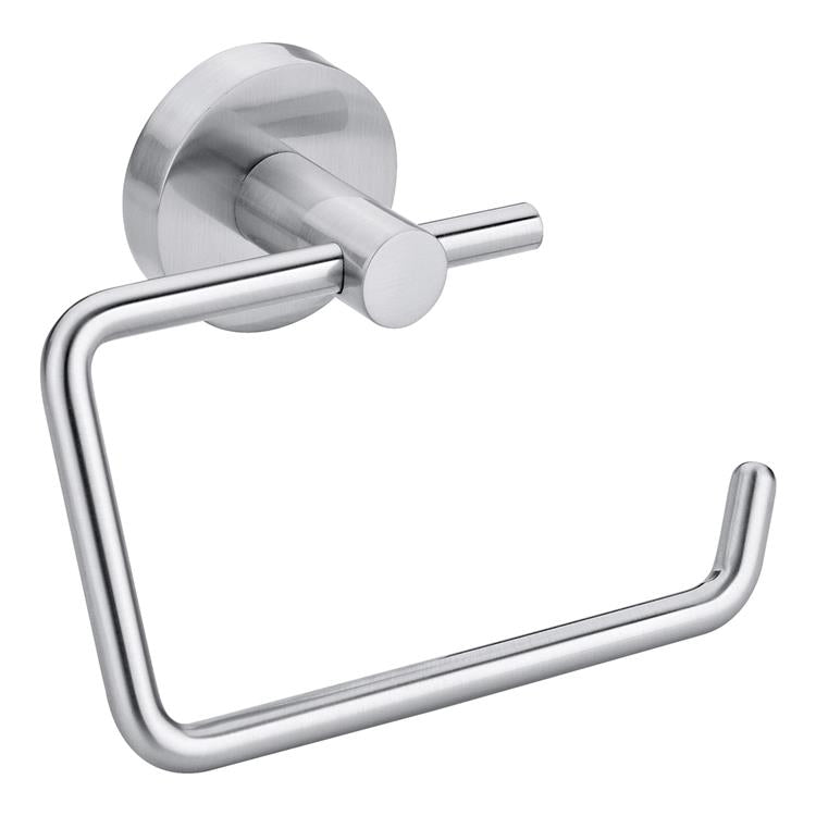Tesa toiletrolhouder moon roestvrijstalen look zelfklevend zonder boren – 53x140x99mm