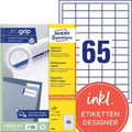 Universele etiketten avery 3666 38x21,2mm