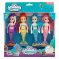Toi-Toys Meerjungfrauen-Puppen, Schwestern, 4 Stück.