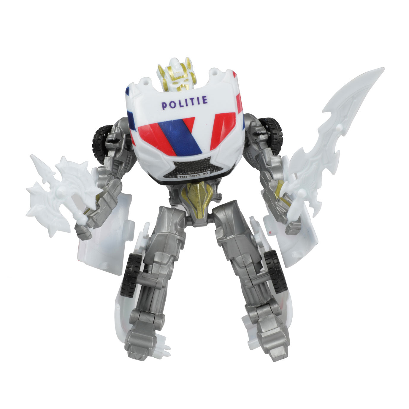 Toi-toys toi toys veranderrobot politieauto