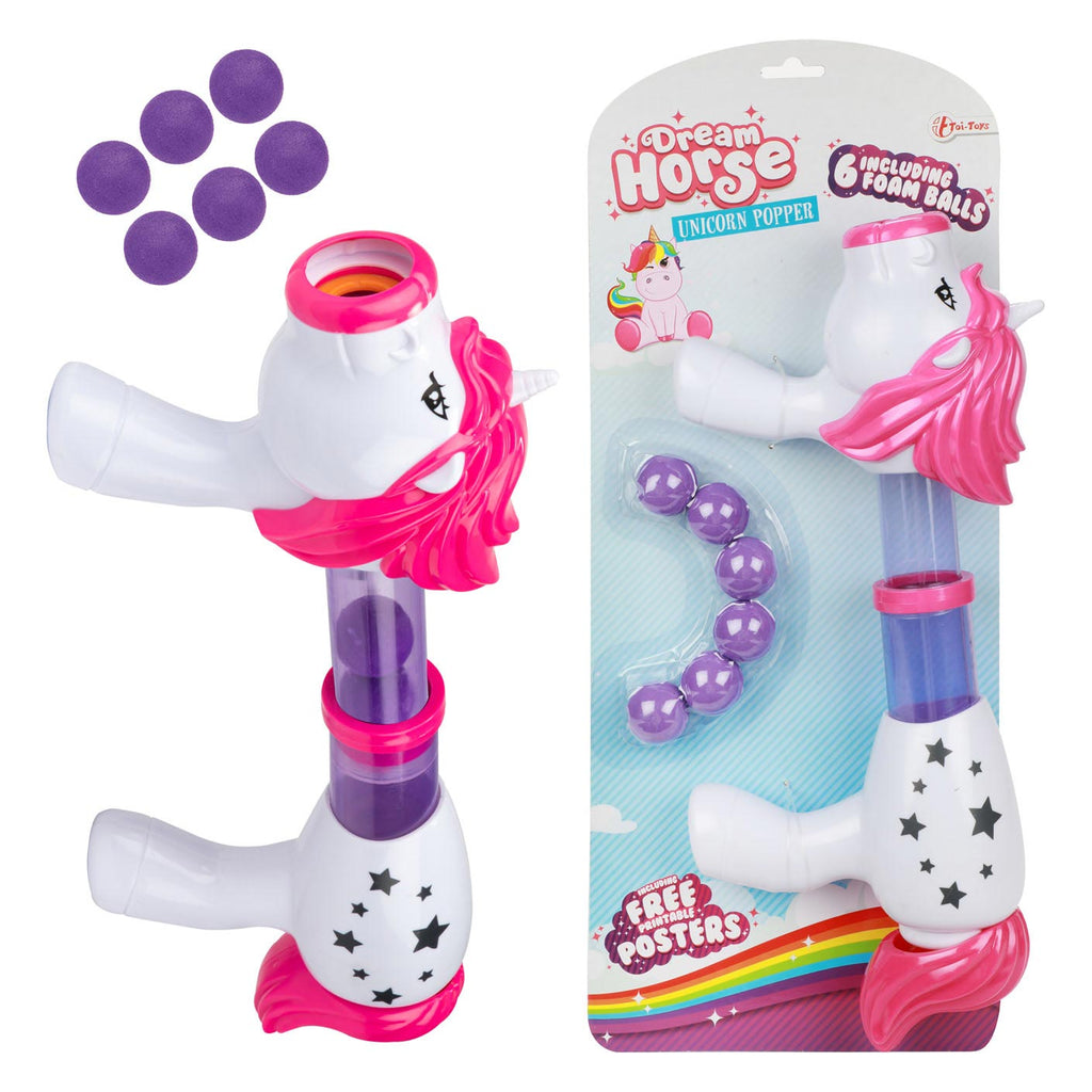 Dream horse eenhoorn afschietpistool met foamballen
