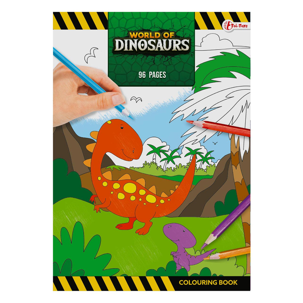 Das Super-Malbuch „Die Welt der Dinosaurier“