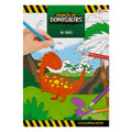 Das Super-Malbuch „Die Welt der Dinosaurier“