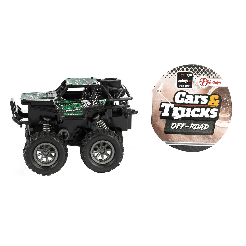 Toi-toys cars trucks pull-back monster truck 4x4