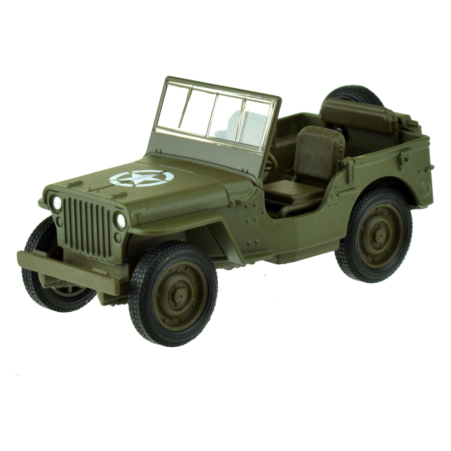 Welly Jeep Willys MB Modellauto mit Rückziehmechanismus