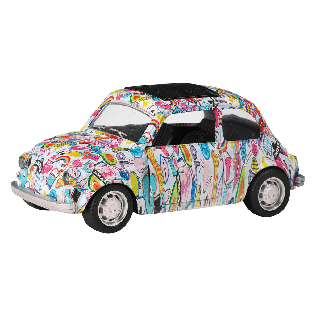 Toi-Toys Metall-Graffiti-Auto mit Rückziehmechanismus