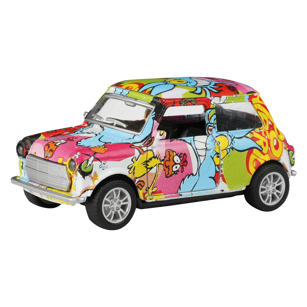 Toi-Toys Metall-Graffiti-Auto mit Rückziehmechanismus