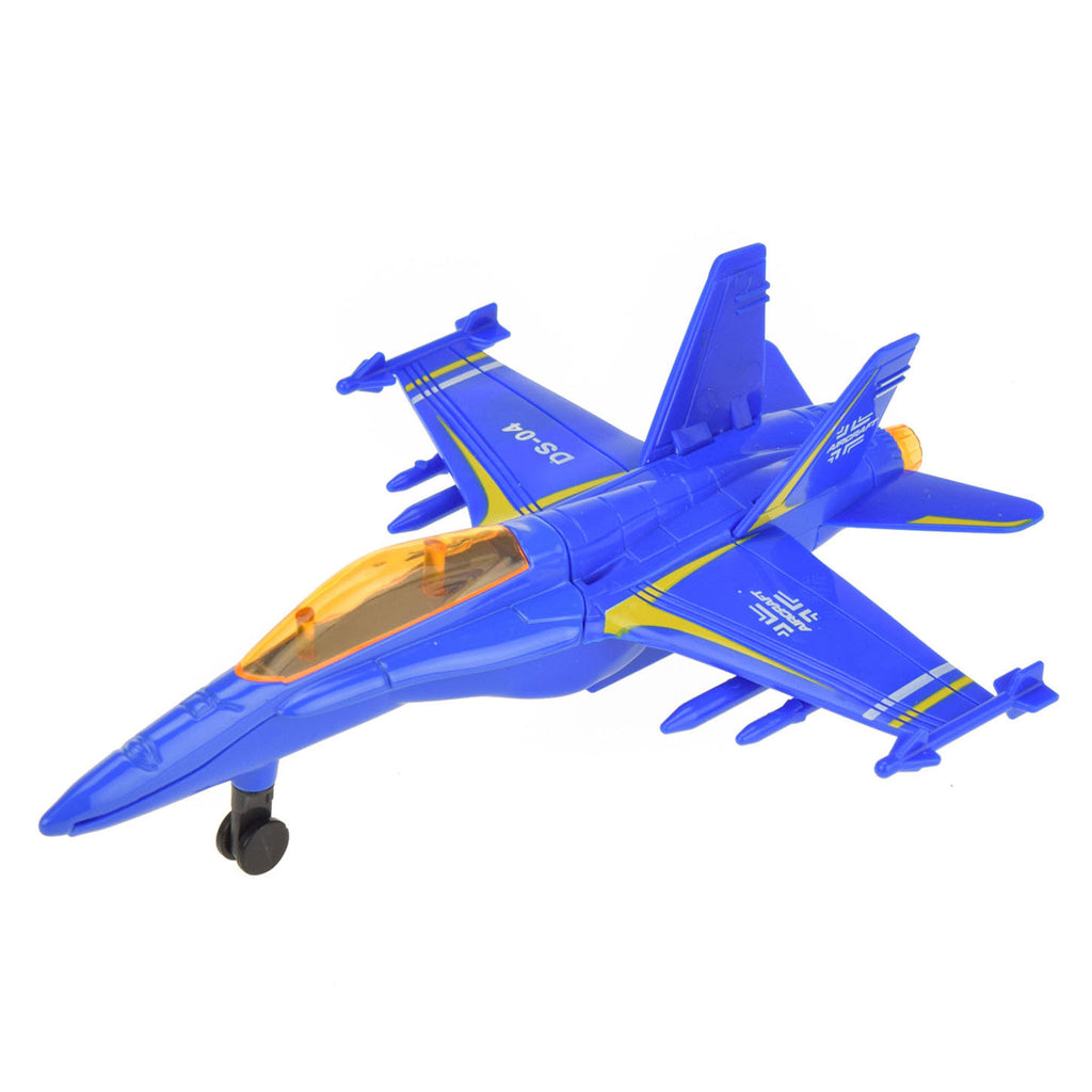 Toi-toys toi toys metal pullback vliegtuig (1 stuk) assorti
