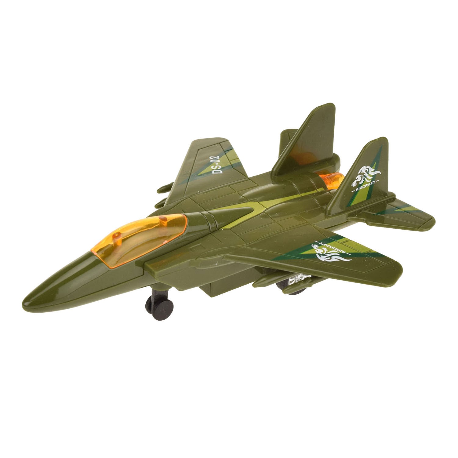 Toi-toys metal pull-back gevechtsvliegtuig