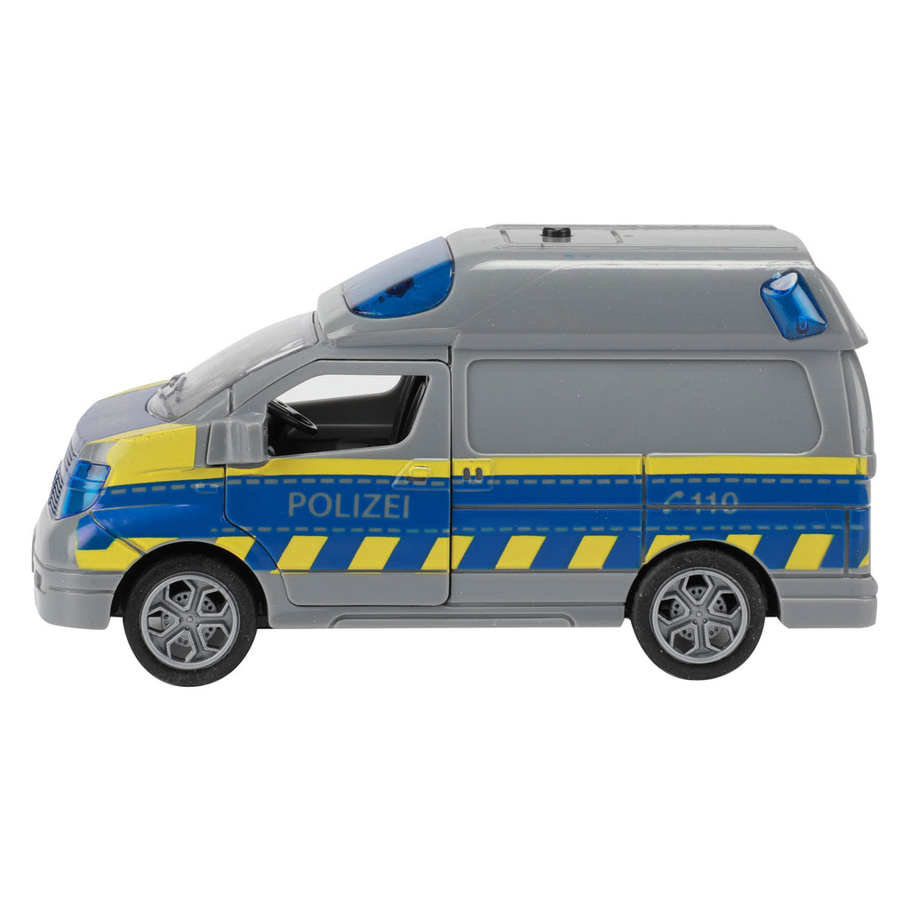 Autos, LKWs, Reibungs-Polizeiwagen (DE) mit Licht und Sound