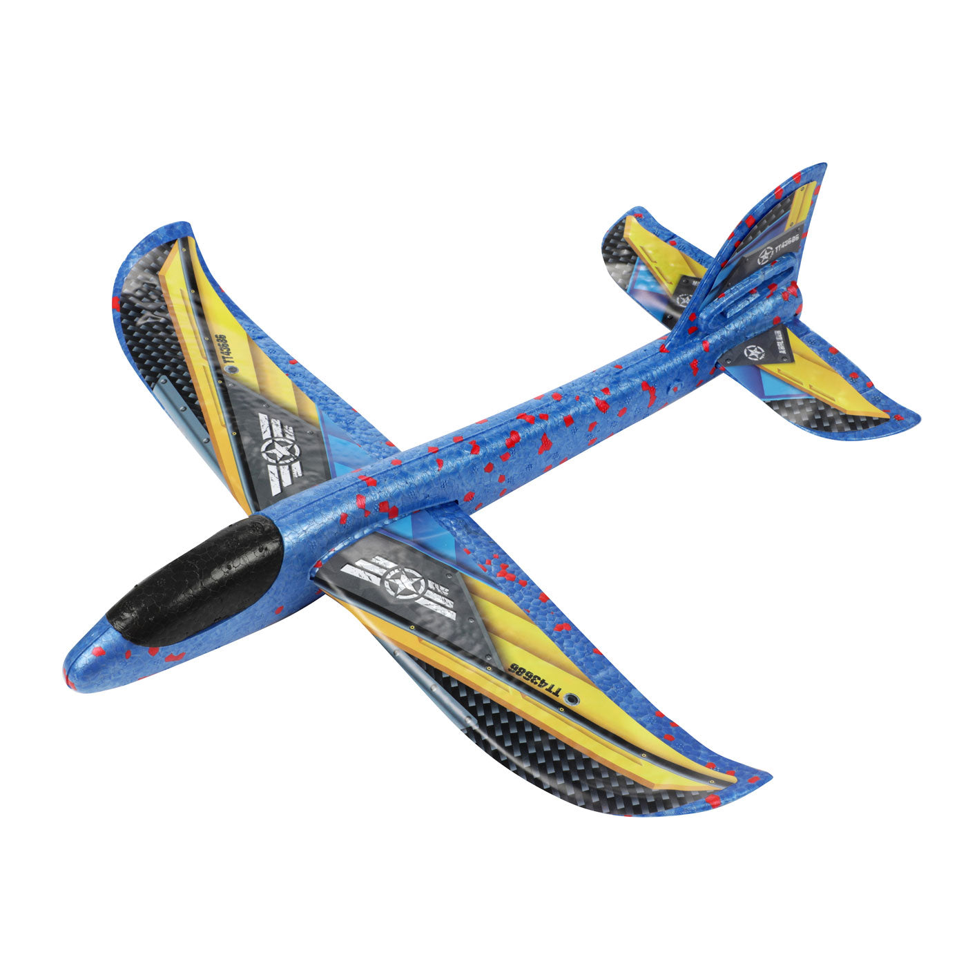 Toi-toys toi toys o play foam vliegtuig 36cm met stickers