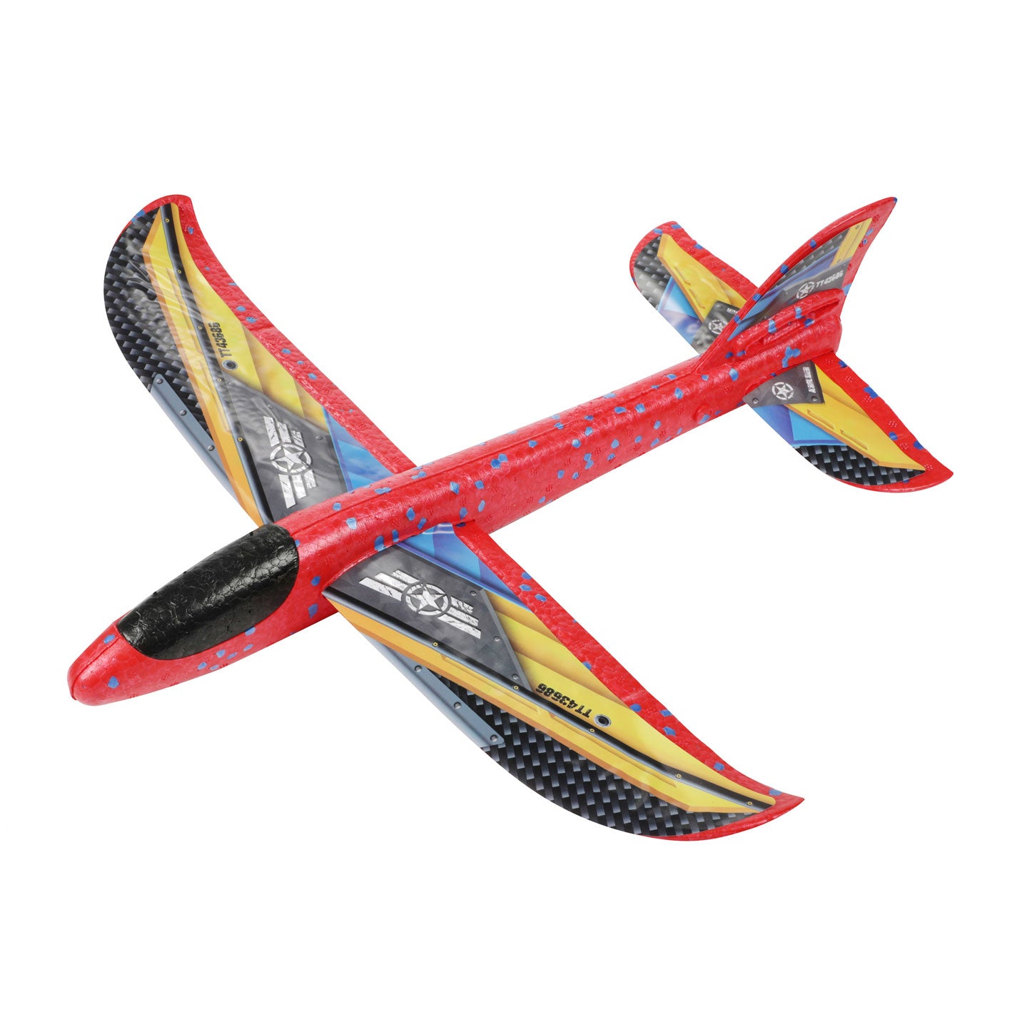 Toi-toys toi toys o play foam vliegtuig 36cm met stickers