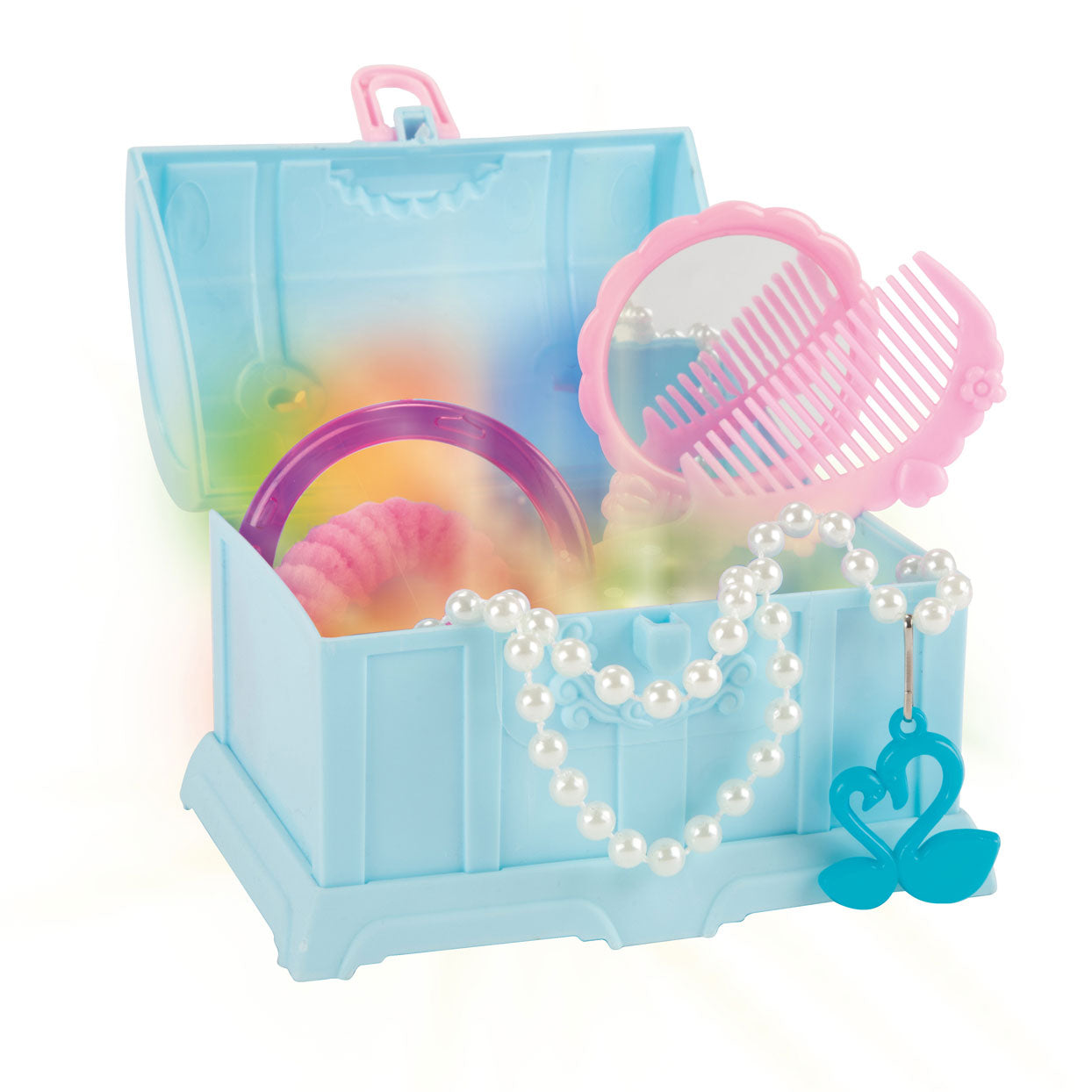 Toi-Toys Eisprinzessinnen-Schmuck in einer Schatztruhe mit Licht und Sound