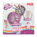 Toi-toys toi toys unicorn stoepkrijt + sjablonen
