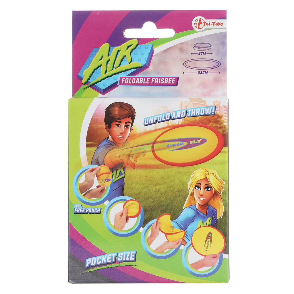 Toi-toys toi toys opvouwbare frisbee in hoesje