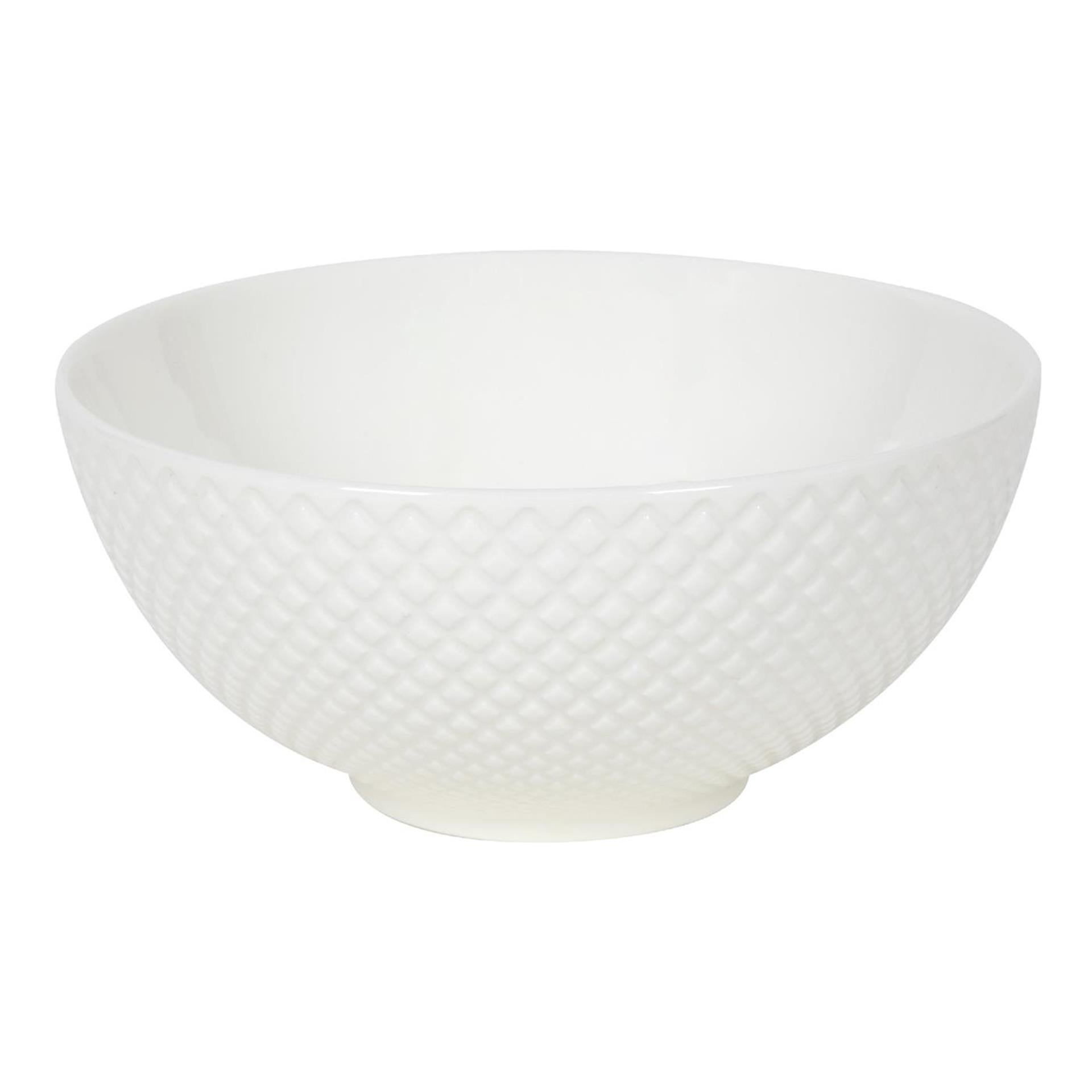Schaaltje porselein diamond ø15,4cm doos a 6 stuks