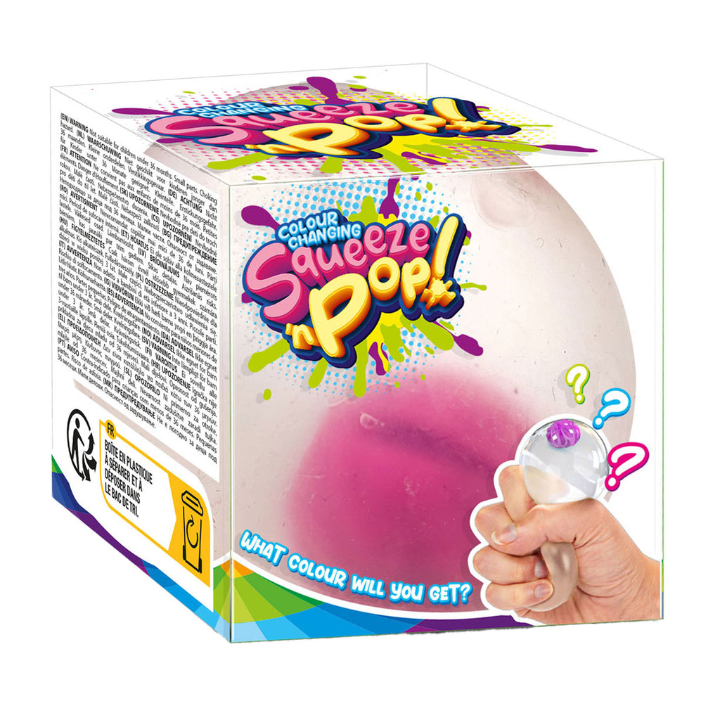 Toi-toys fun knijpbal color surprise 6cm