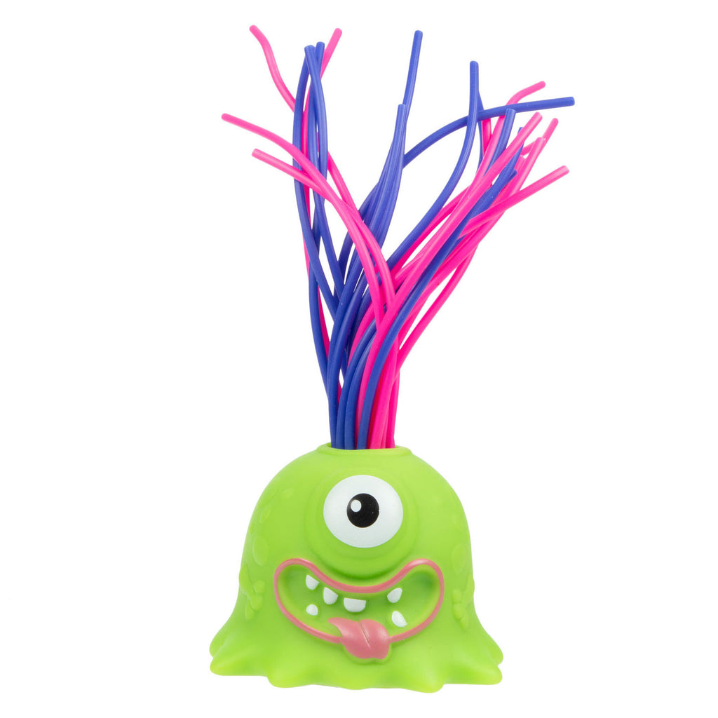Toi-Toys Lustiges Monster mit zupfbaren Haaren und Soundeffekten