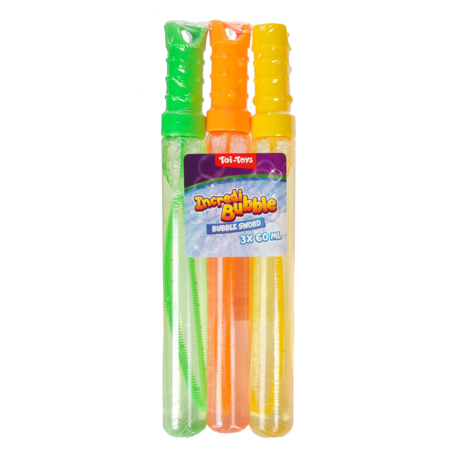 Toi-Toys Incredibubble Seifenblasenschwert 60ml, 3 Stück.