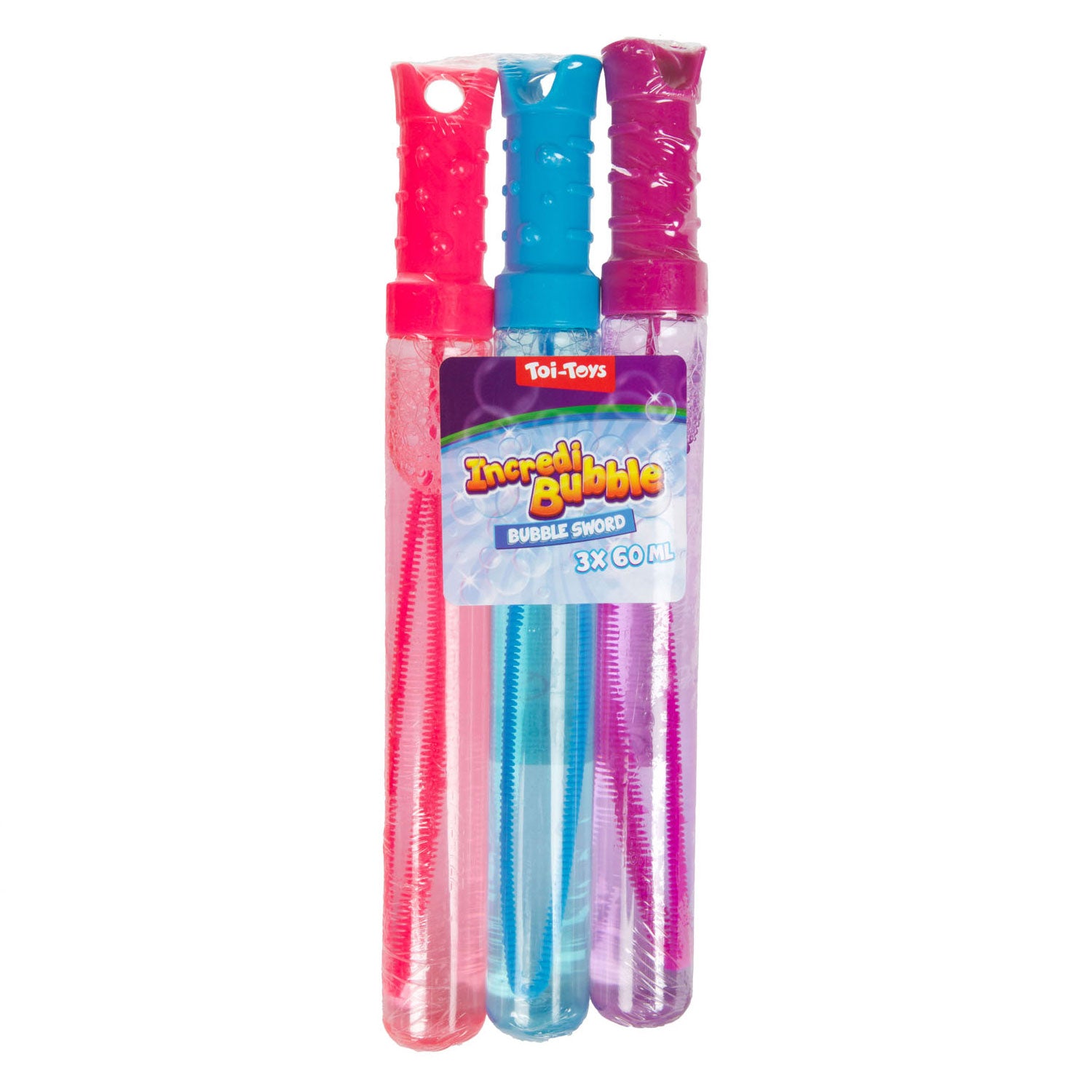 Toi-Toys Incredibubble Seifenblasenschwert 60ml, 3 Stück.