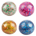 Toi-Toys Quietschball „Nachtspaß“ gefüllt mit Glitzergel, 6 cm