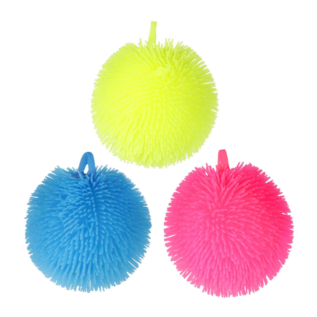 Toi-Toys Pufferz Quetschball, neonfarben, 8 cm
