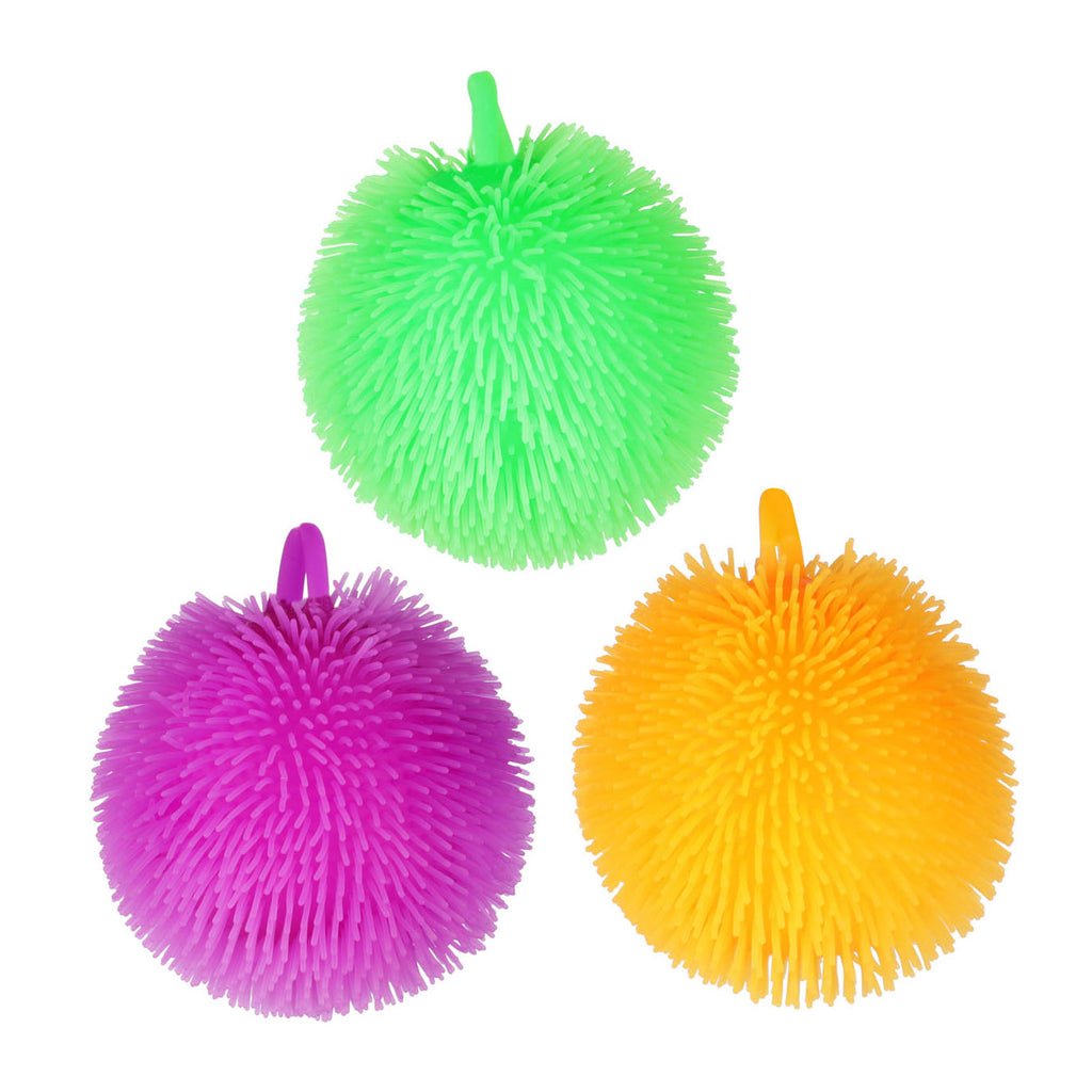Toi-Toys Pufferz Quetschball, neonfarben, 8 cm