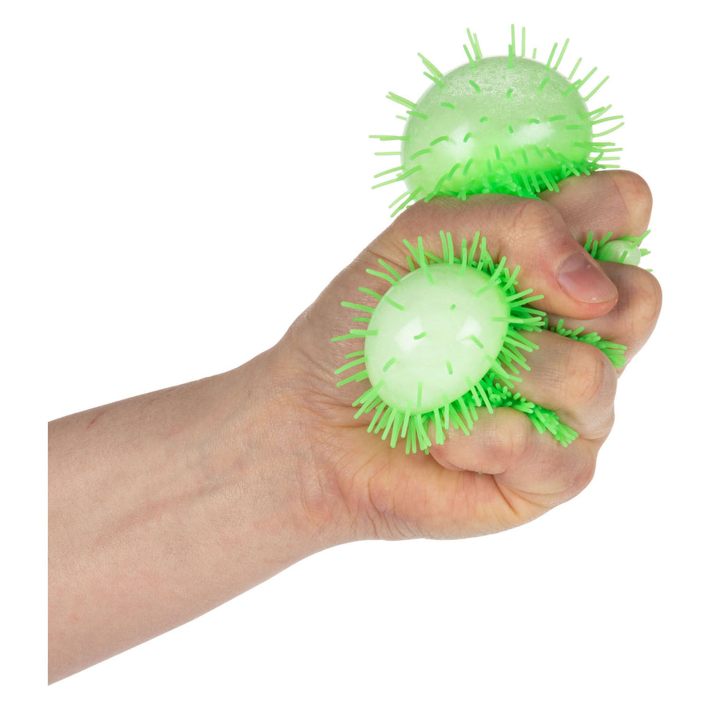 Toi-Toys Pufferz Quetschball, neonfarben, 8 cm
