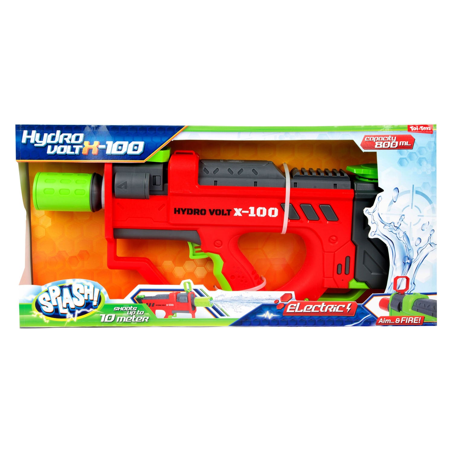 Splash elektrische Wasserpistole x-100 – einfach weg damit!