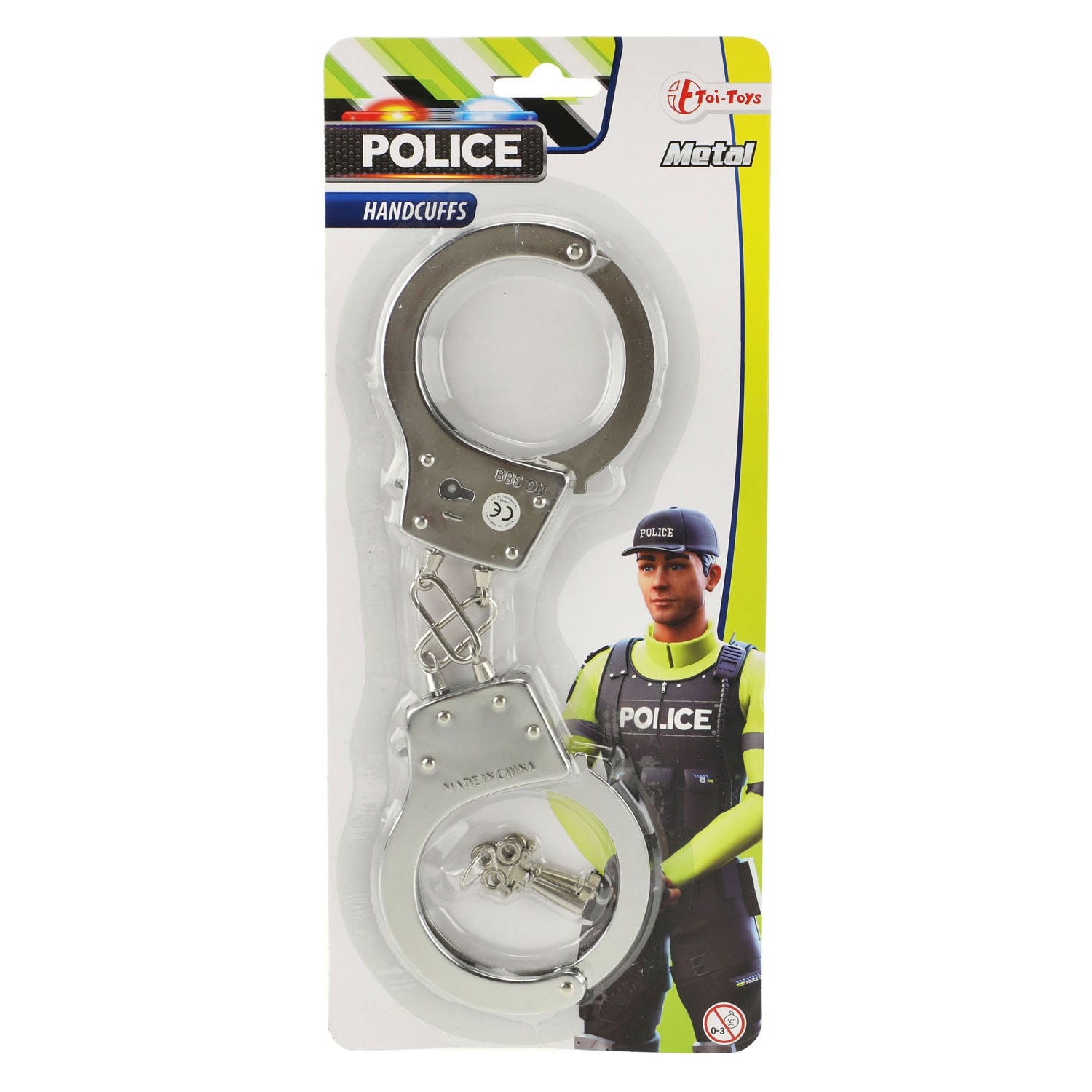 Toi-Toys Polizeihandschellen aus Metall