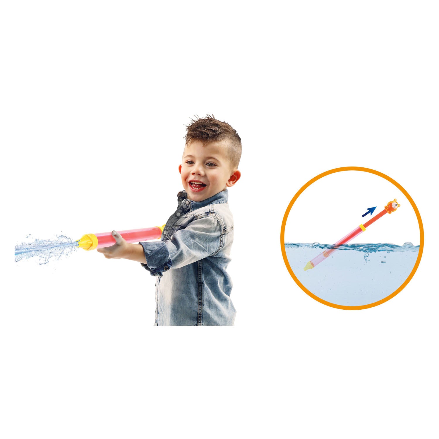Wasserspritze, Wasserpistole, Tier