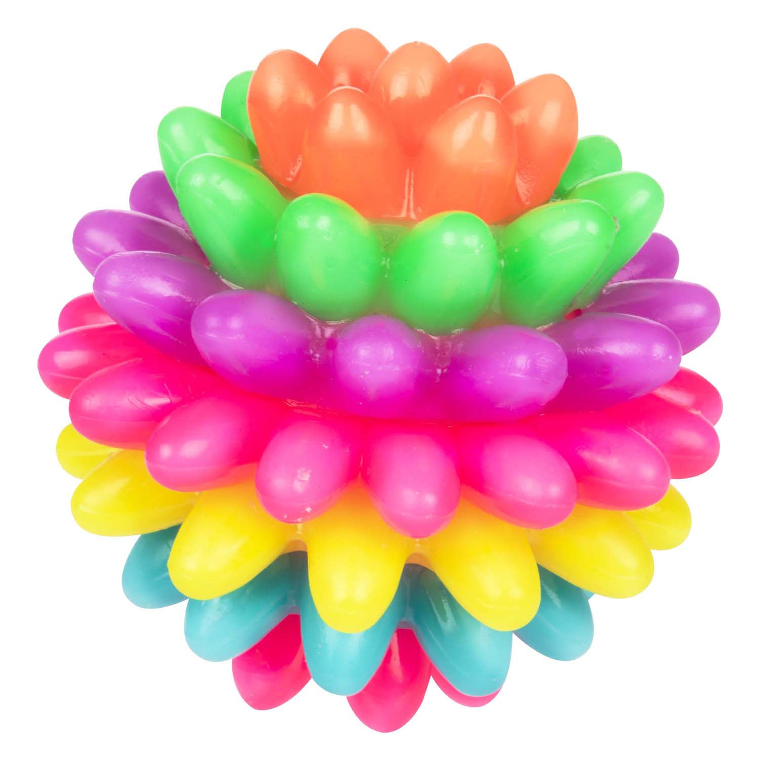 Sensorischer Regenbogenball mit Stacheln