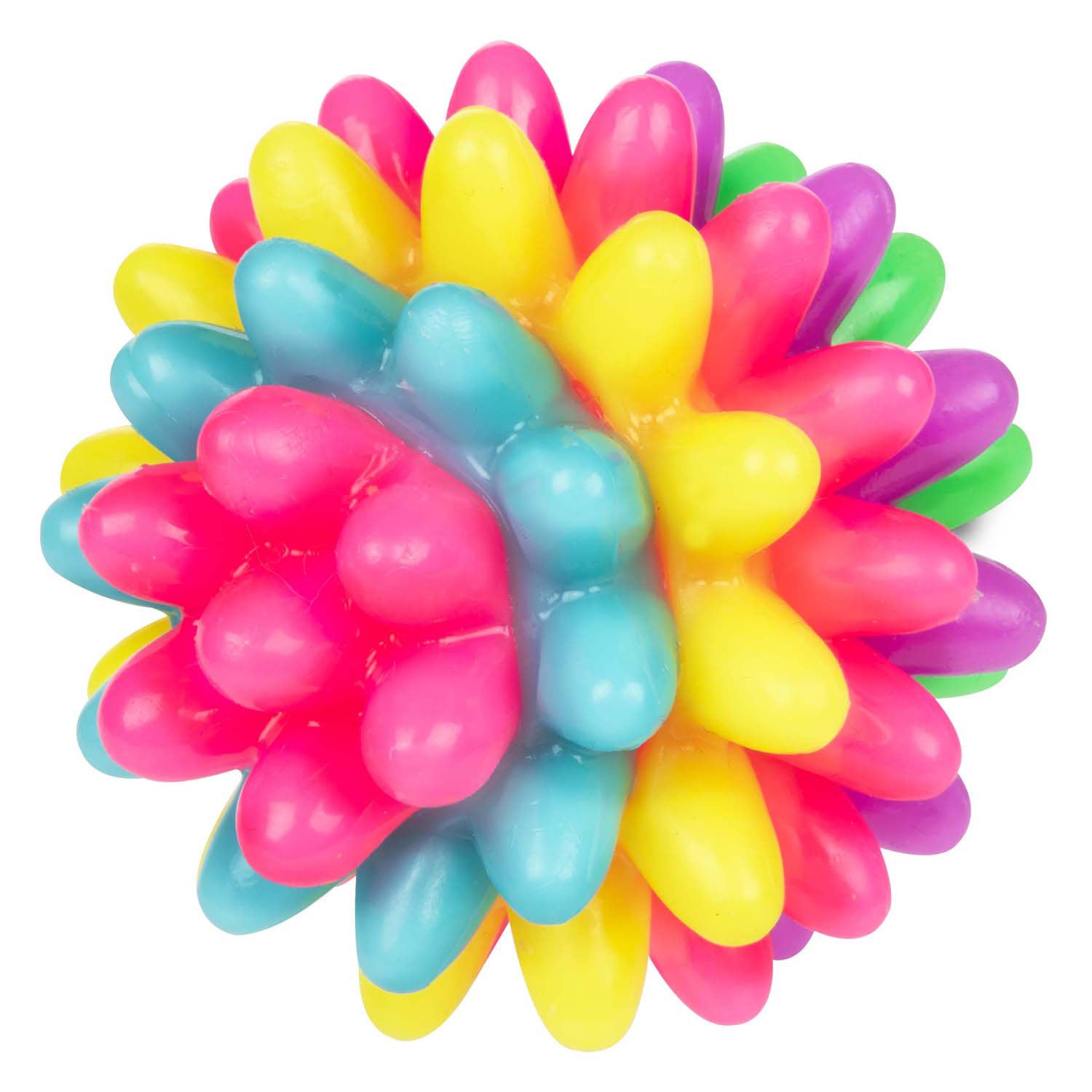 Sensorischer Regenbogenball mit Stacheln