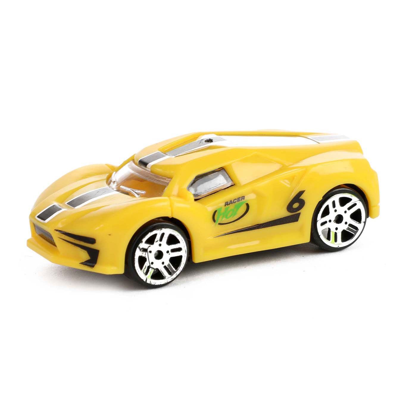 Turbo Racers Sammlerkoffer mit Autos und Spielmatte, 6-teilig.