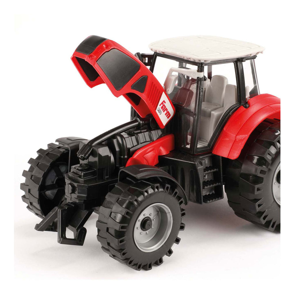 Toi-Toys Traktor mit Reibungsantrieb, rot, 19 cm
