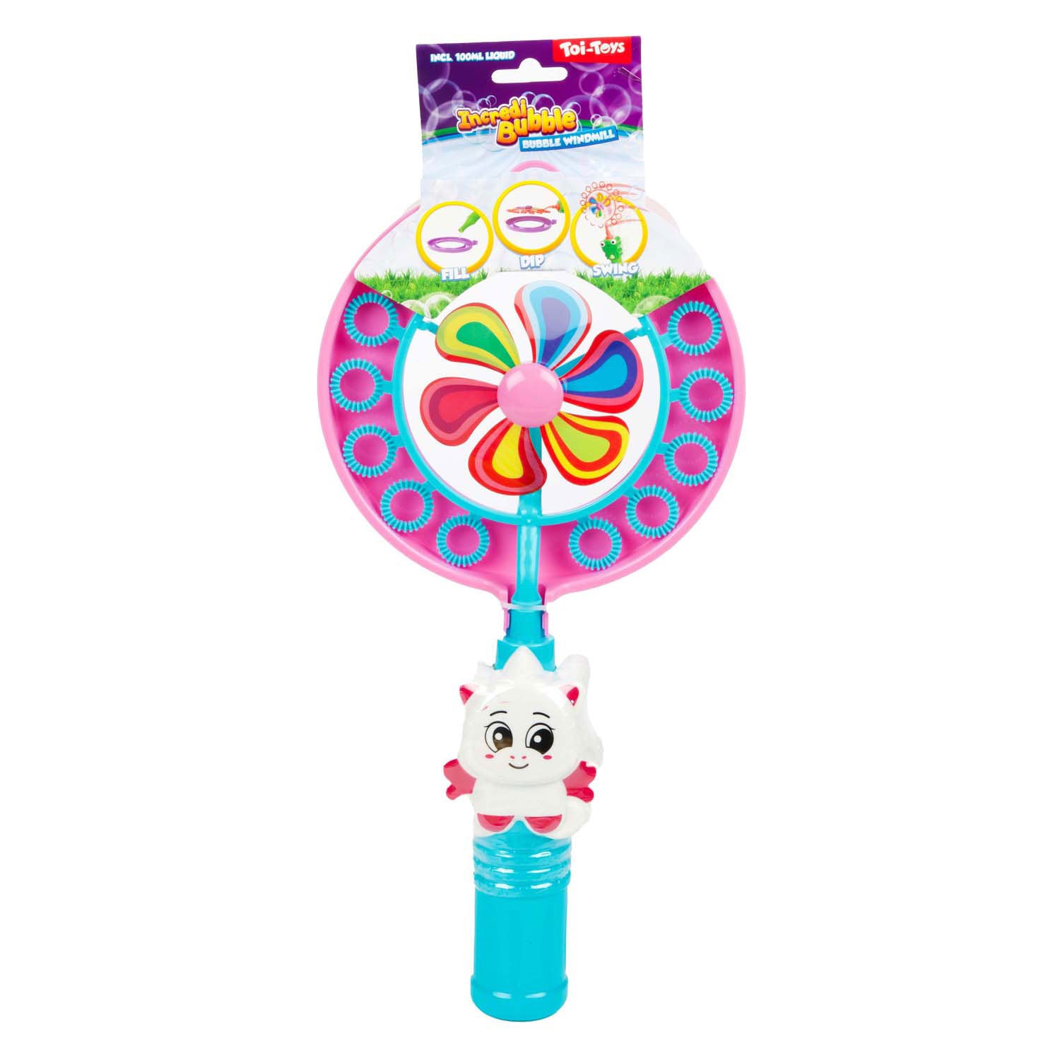 Toi-Toys Incredibubble Seifenblasen-Windmühle, 100 ml