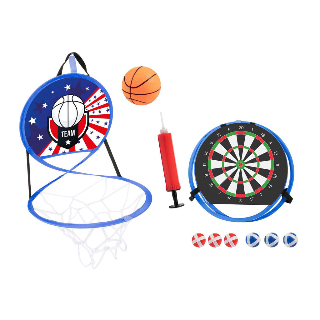 Adrenix spel darts basketbal 2in1 spel