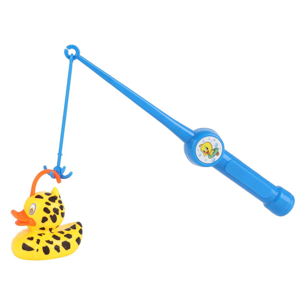 Toi-Toys Angelspiel: Fange die Ente mit Angelrute und Netz.