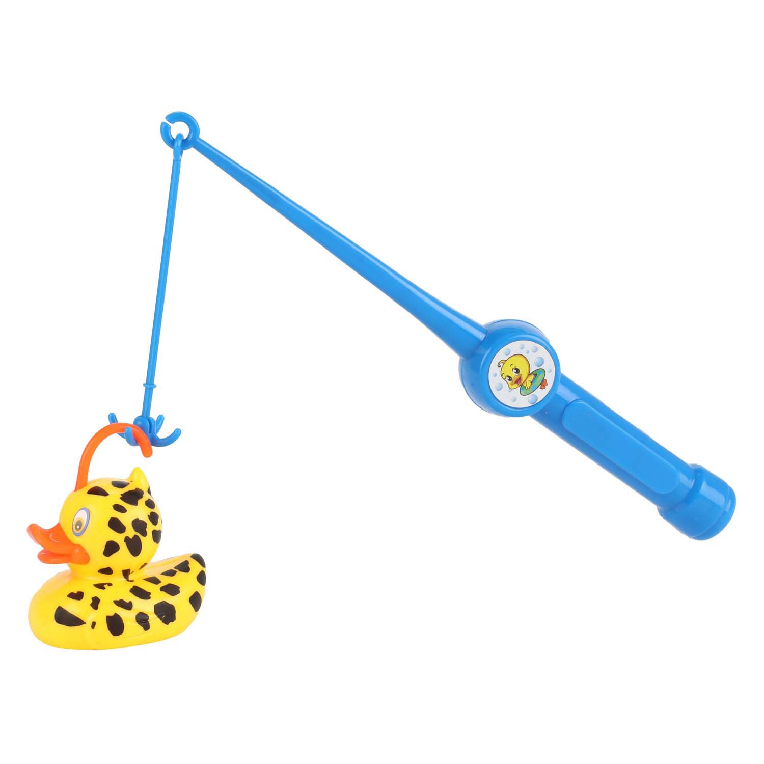 Toi-Toys Angelspiel: Fange die Ente mit Angelrute und Netz.
