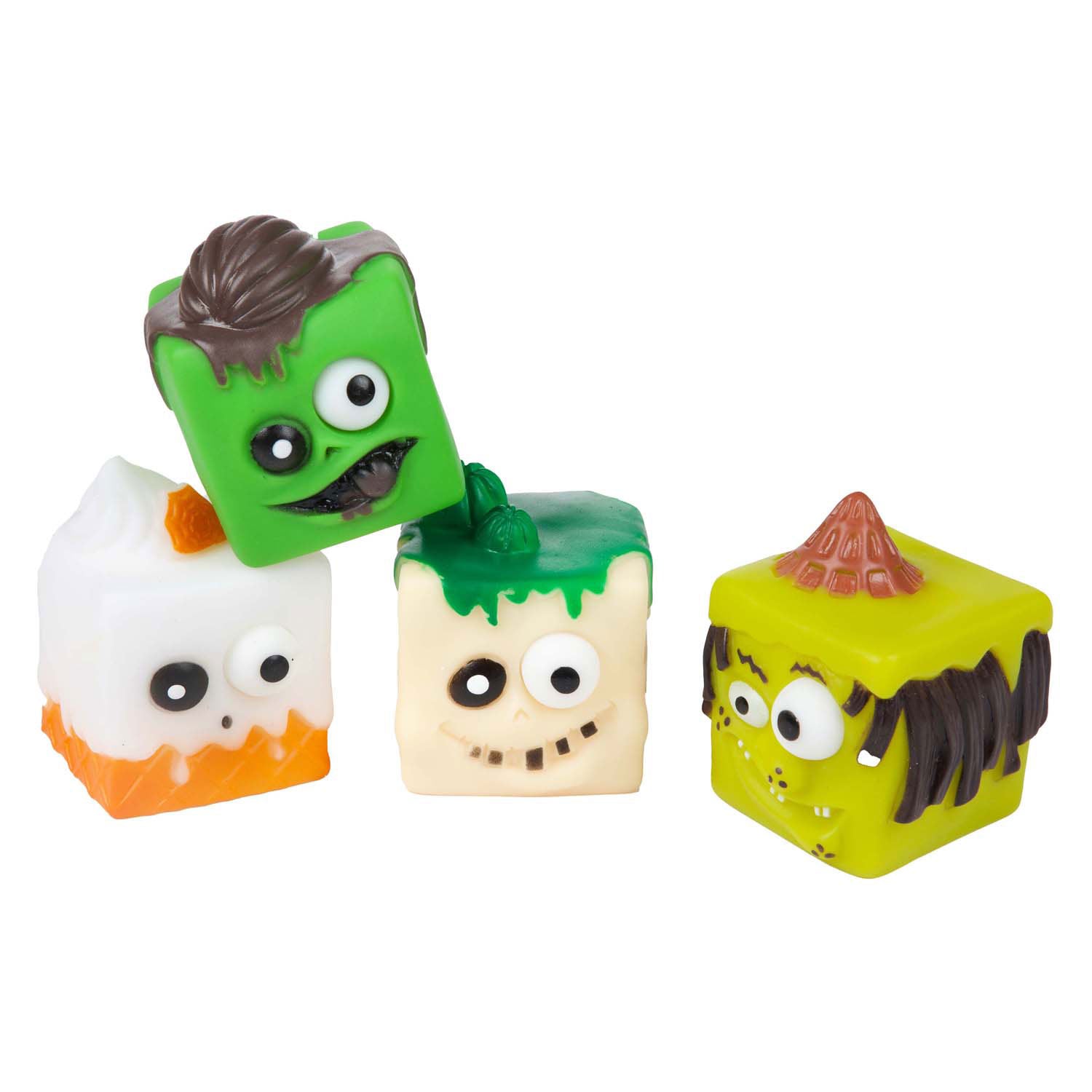 Toi-Toys Lustiger Quetschwürfel mit Monsteraugen, 5 cm