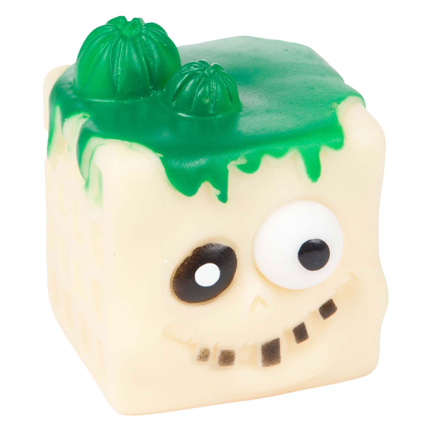 Toi-Toys Lustiger Quetschwürfel mit Monsteraugen, 5 cm