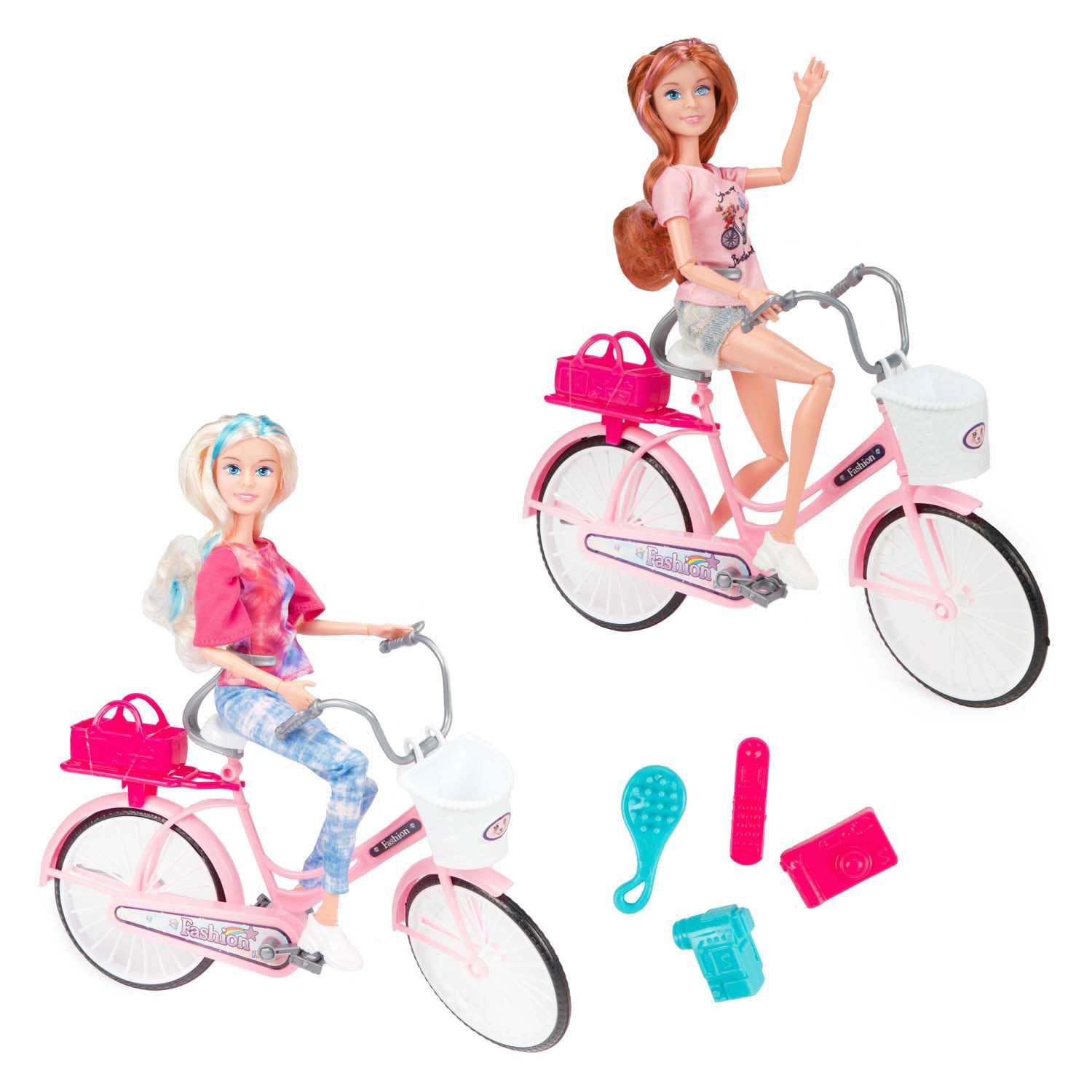 Toi-toys toi toys lauren tienerpop op fiets