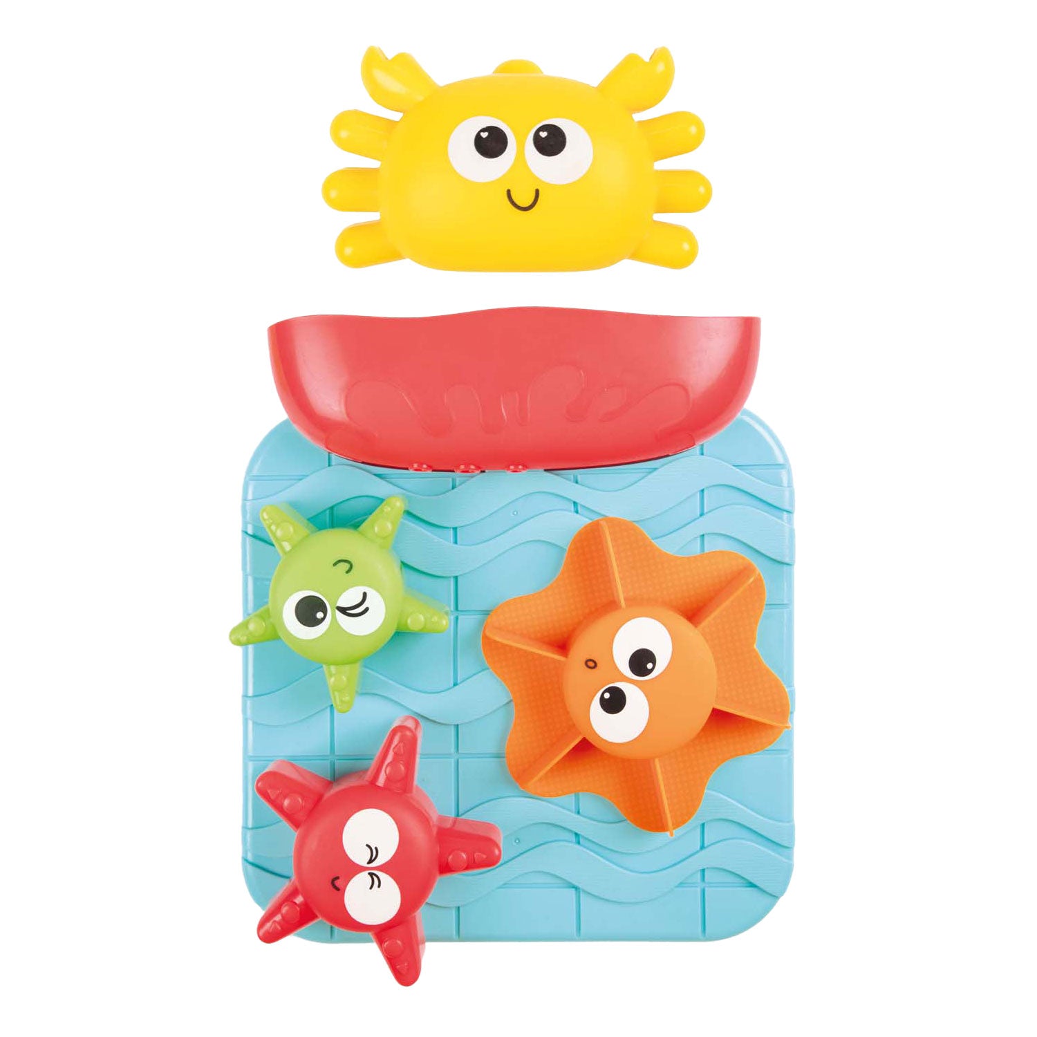 Toi-Toys Kleine Sterne Badespielzeug Wassermühle Krabbe