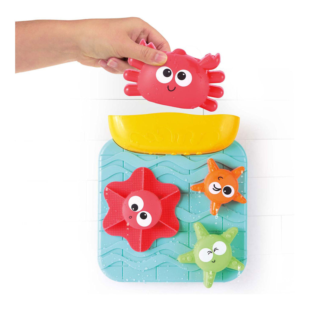 Toi-Toys Kleine Sterne Badespielzeug Wassermühle Krabbe