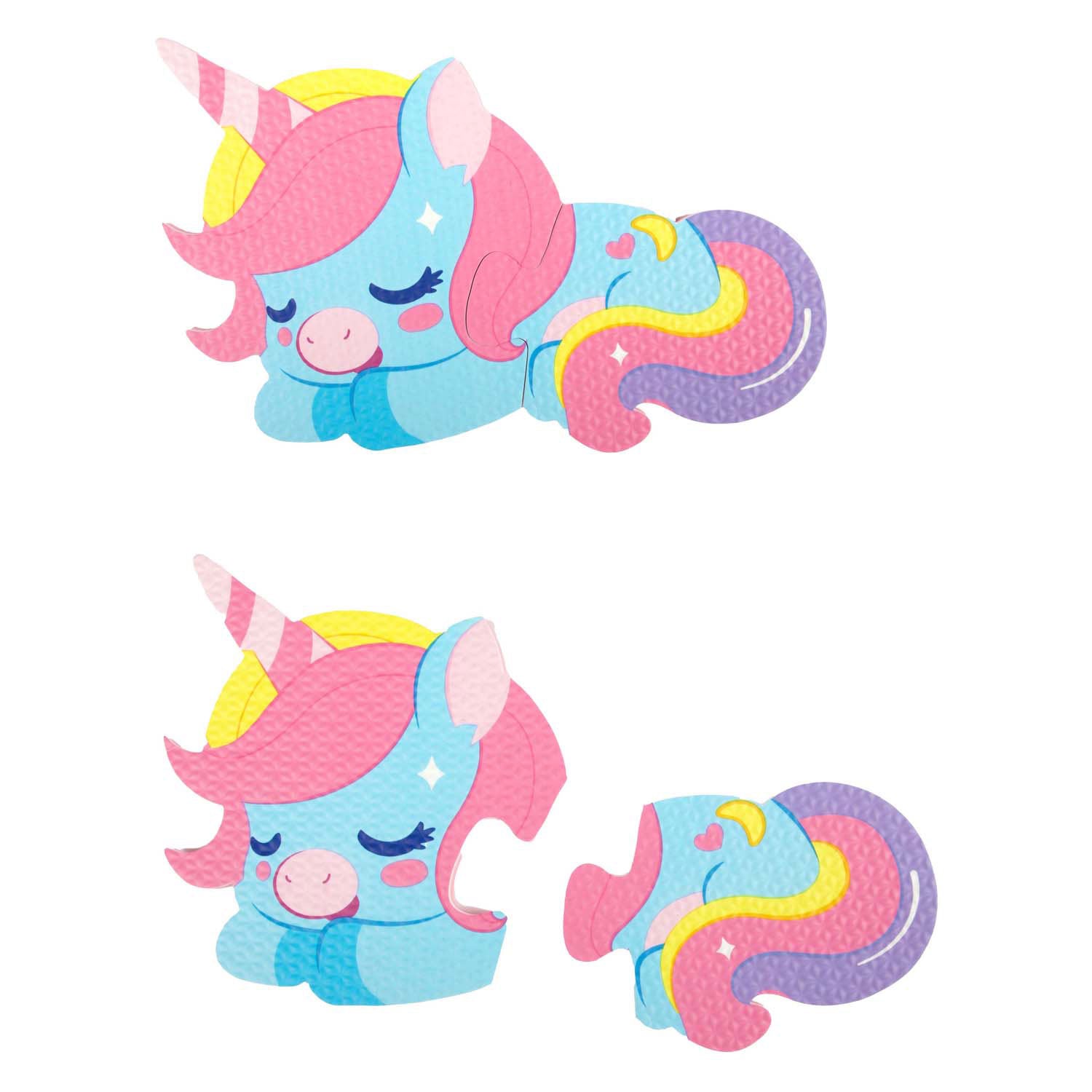 Toi-Toys Little Stars Schaumstoff-Bodenpuzzle Einhorn, 36 Teile.
