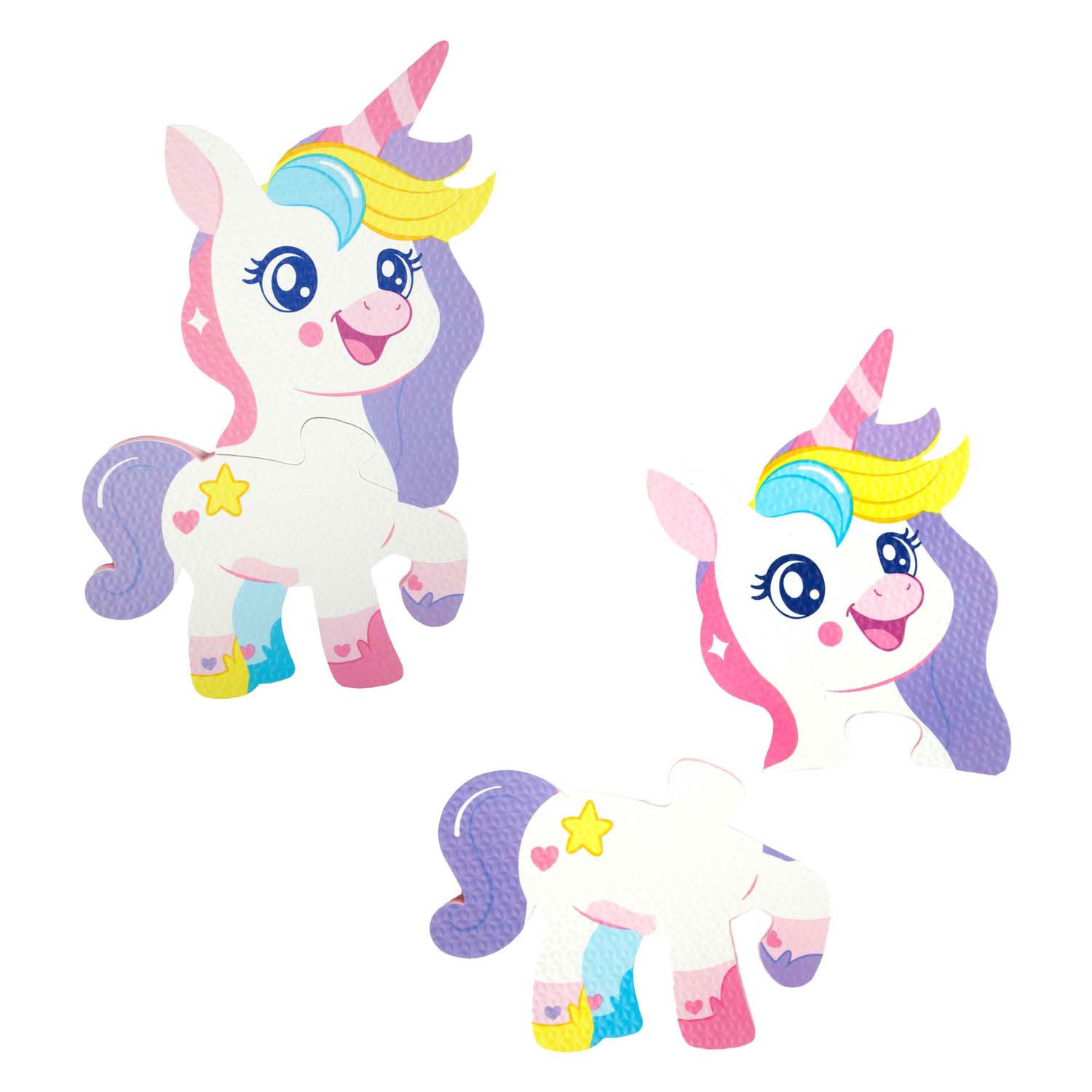 Toi-Toys Little Stars Schaumstoff-Bodenpuzzle Einhorn, 36 Teile.