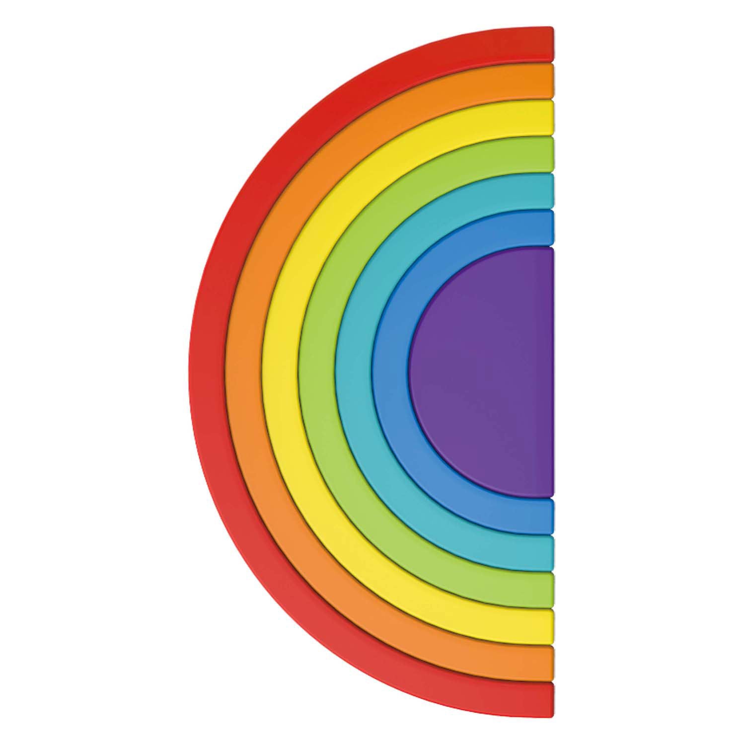 Toi-Toys Little Stars Baby-Stapelturm Regenbogen, 7-teilig.
